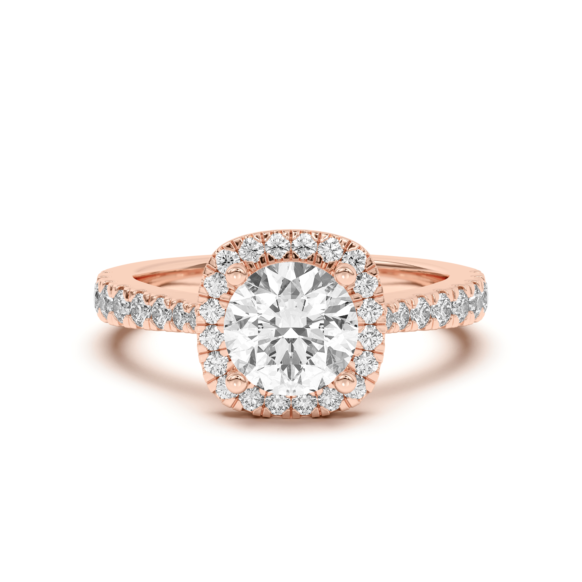 Halo Engagement Ring