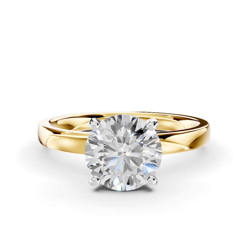 Linda Comfort-Fit Engagement Ring (2mm)
