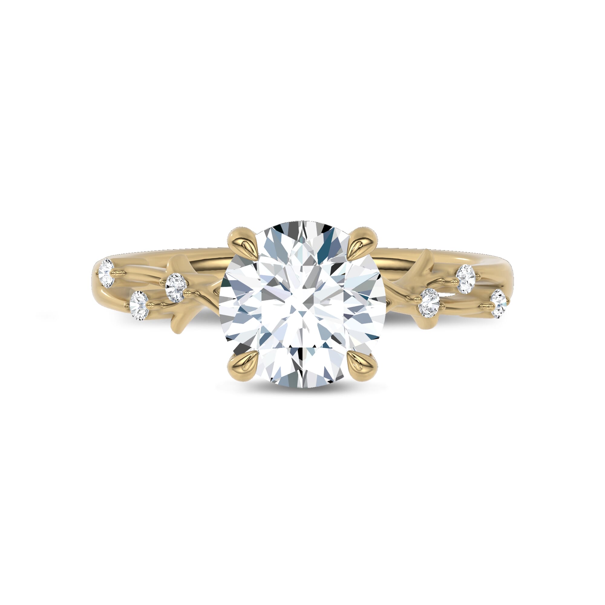 Vionne Vine Engagement Ring