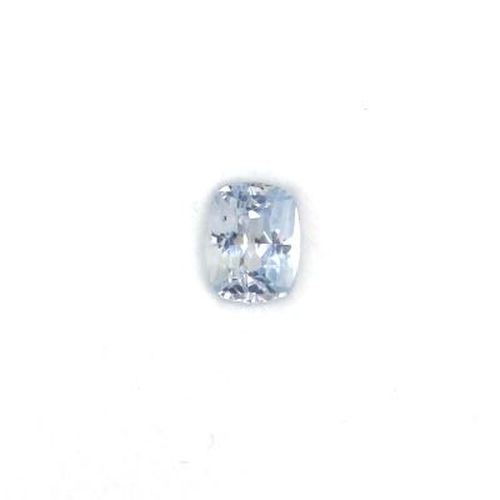 1.45 Carat White Cushion Sapphire