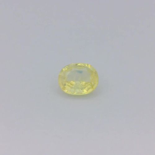 1.41 Carat Intense Yellow Oval Sapphire