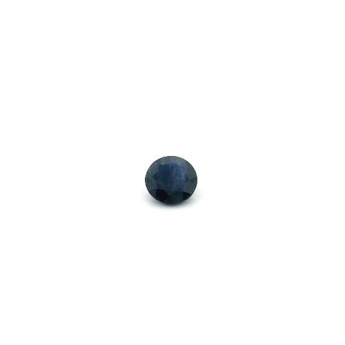 0.42 Carat Deep Blue Round Sapphire