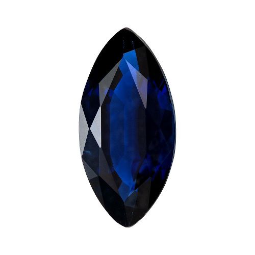 1.34 Carat Blue Marquise Sapphire