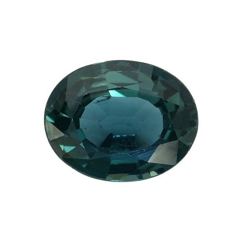 4.20 Carat Green Oval Sapphire
