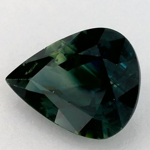 2.73 Carat Green Pear Sapphire