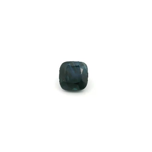 0.79 Carat Deep Blue Cushion Sapphire