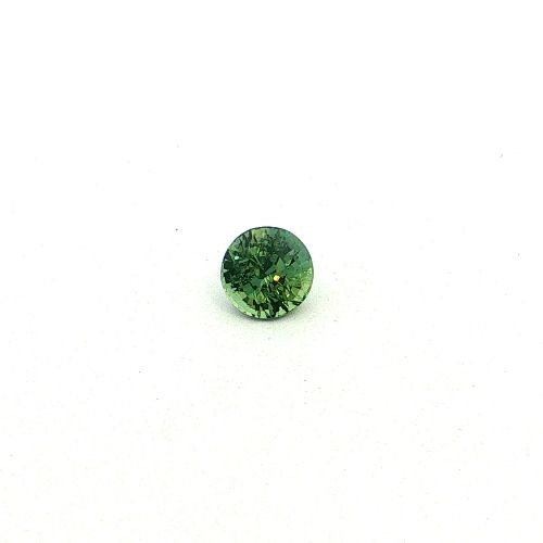 2.52 Carat Green Round Sapphire