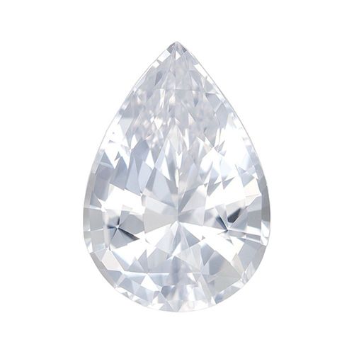 2.48 Carat White Pear Sapphire