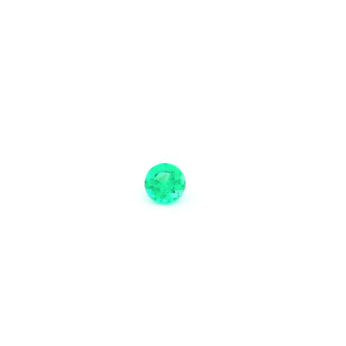 0.27 Carat Green Round Emerald