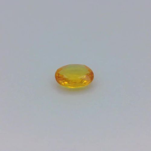 1.11 Carat Orange Oval Sapphire