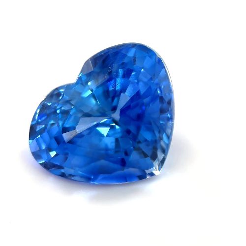 2.51 Carat Blue Heart Sapphire