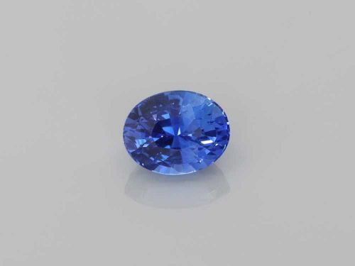1.71 Carat Blue Oval Sapphire