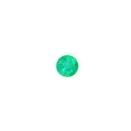0.55 Carat Green Round Emerald