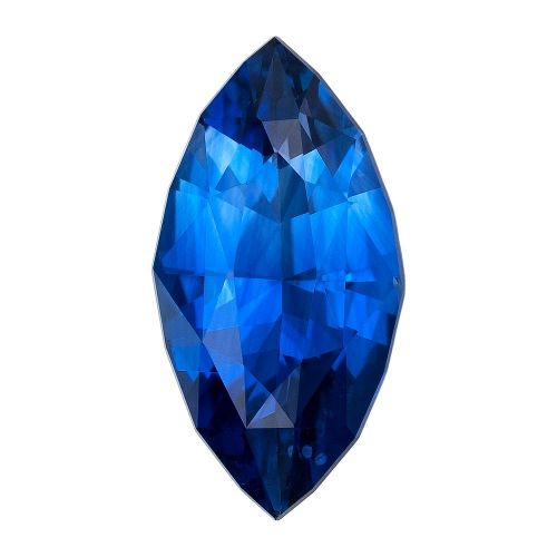 2.02 Carat Blue Marquise Sapphire