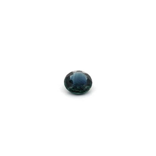 0.43 Carat Deep Blue Round Sapphire