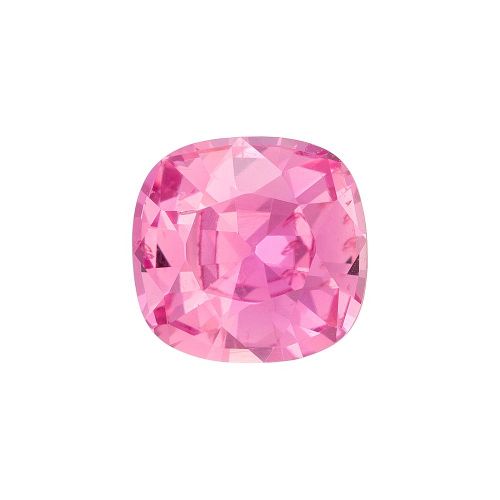 0.87 Carat Pink Cushion Sapphire