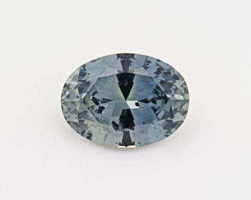 1.37 Carat Teal Oval Sapphire