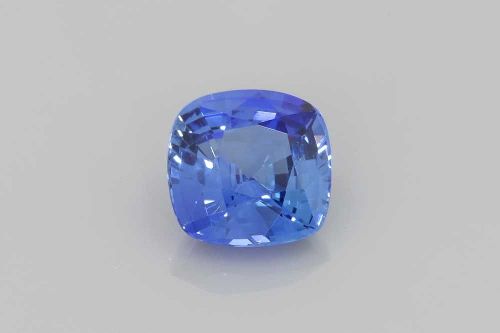 3.16 Carat Blue Cushion Sapphire