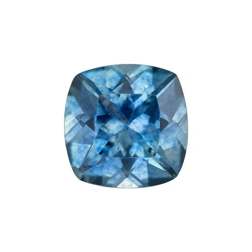 1.07 Carat Teal Cushion Sapphire