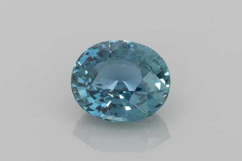 3.11 Carat Teal Oval Sapphire