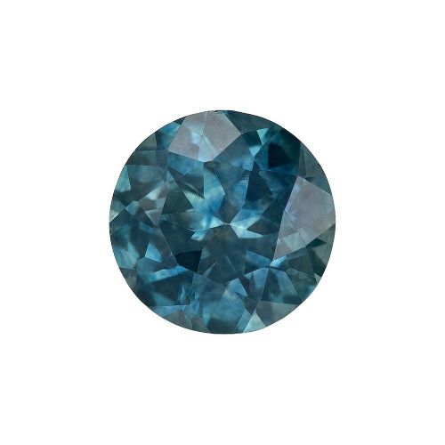 1.01 Carat Teal Round Sapphire