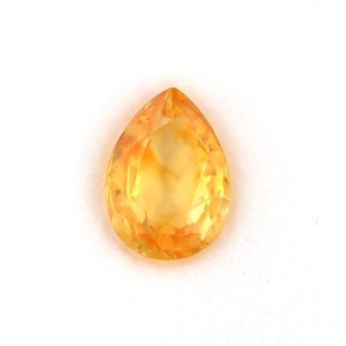 2.77 Carat Yellow Pear Sapphire