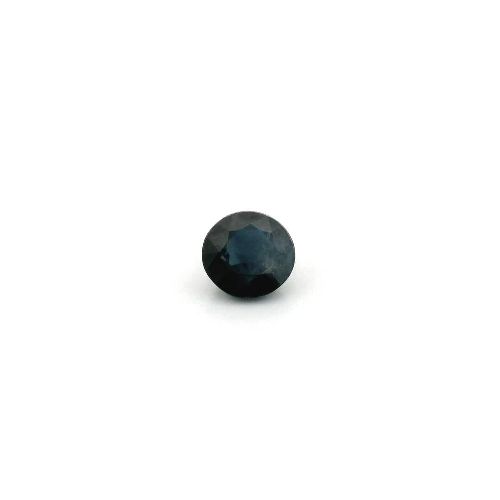 0.56 Carat Deep Blue Round Sapphire