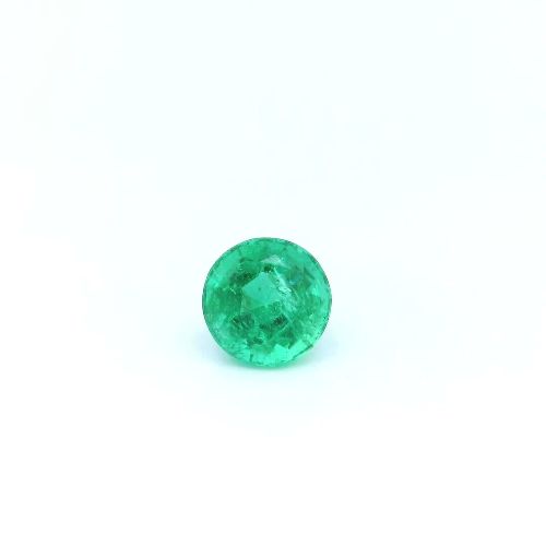 0.60 Carat Intense Green Round Emerald