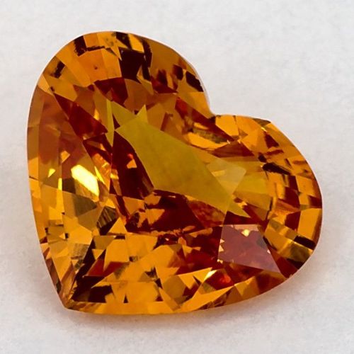 2.09 Carat Yellow Heart Sapphire