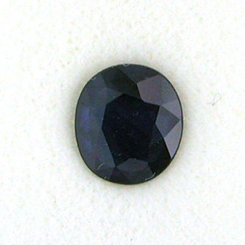 1.56 Carat Blue Oval Sapphire