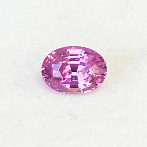 2.16 Carat Pink Oval Sapphire