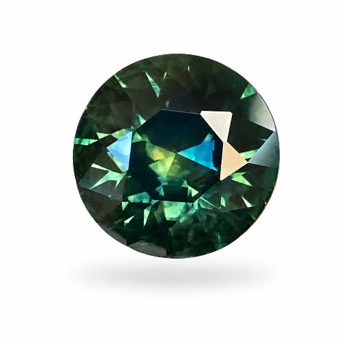3.10 Carat Green Round Sapphire