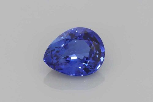 2.08 Carat Vivid Blue Pear Sapphire