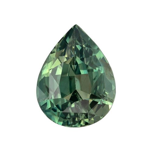 2.11 Carat Green Pear Sapphire