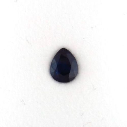 1.96 Carat Blue Pear Sapphire