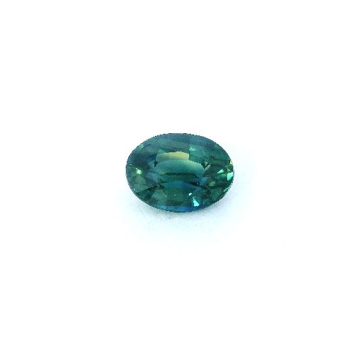 1.58 Carat Green Oval Sapphire