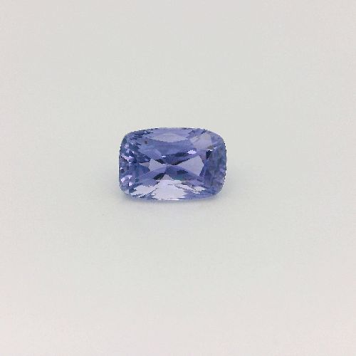 1.63 Carat Violet Cushion Sapphire