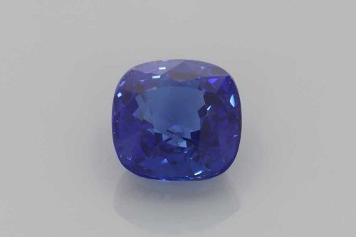 3.11 Carat Vivid Blue Cushion Sapphire