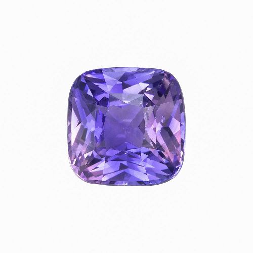 1.07 Carat Purple Cushion Sapphire