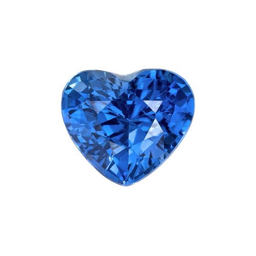 1.07 Carat Blue Heart Sapphire