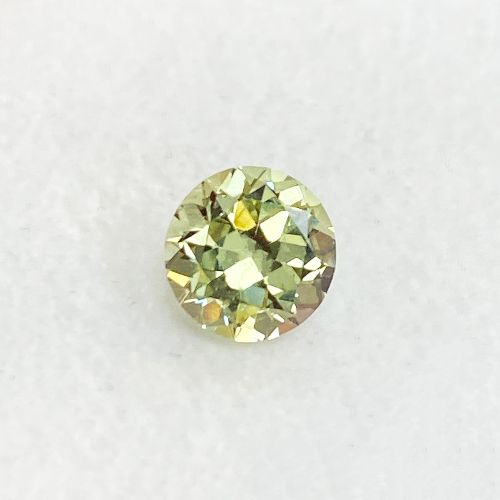 1.14 Carat Yellow Round Sapphire