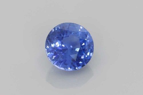 2.09 Carat Blue Round Sapphire