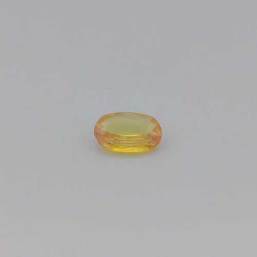 0.90 Carat Yellow Oval Sapphire