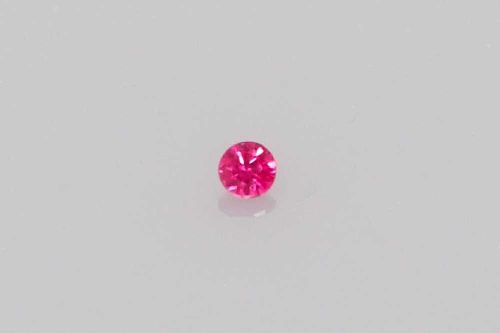 0.57 Carat Red Round Ruby