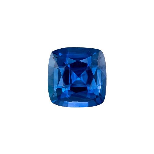 0.45 Carat Blue Cushion Sapphire