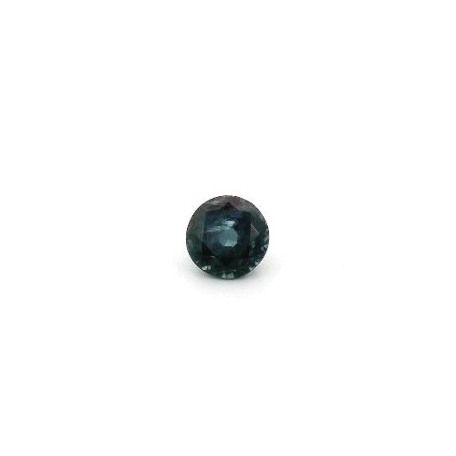0.57 Carat Deep Blue Round Sapphire