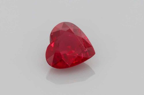 1.10 Carat Vivid Red Heart Ruby