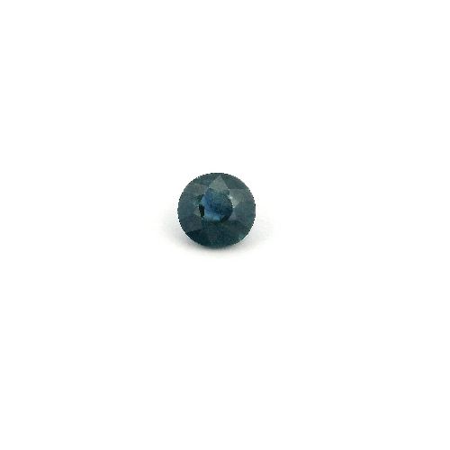 0.44 Carat Deep Blue Round Sapphire