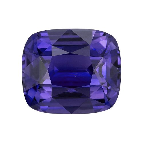 3.13 Carat Purple Cushion Sapphire