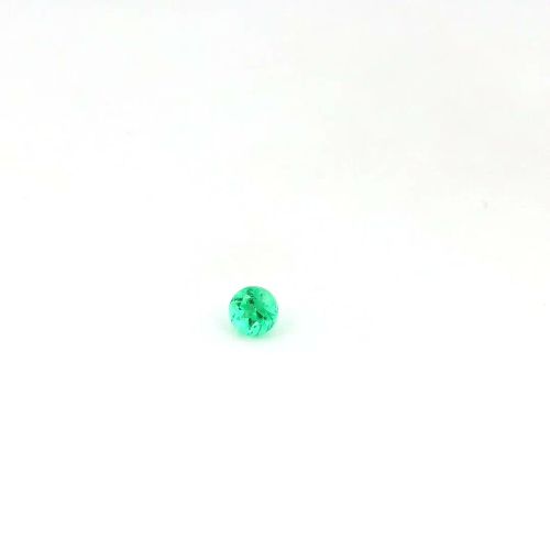 0.16 Carat Green Round Emerald